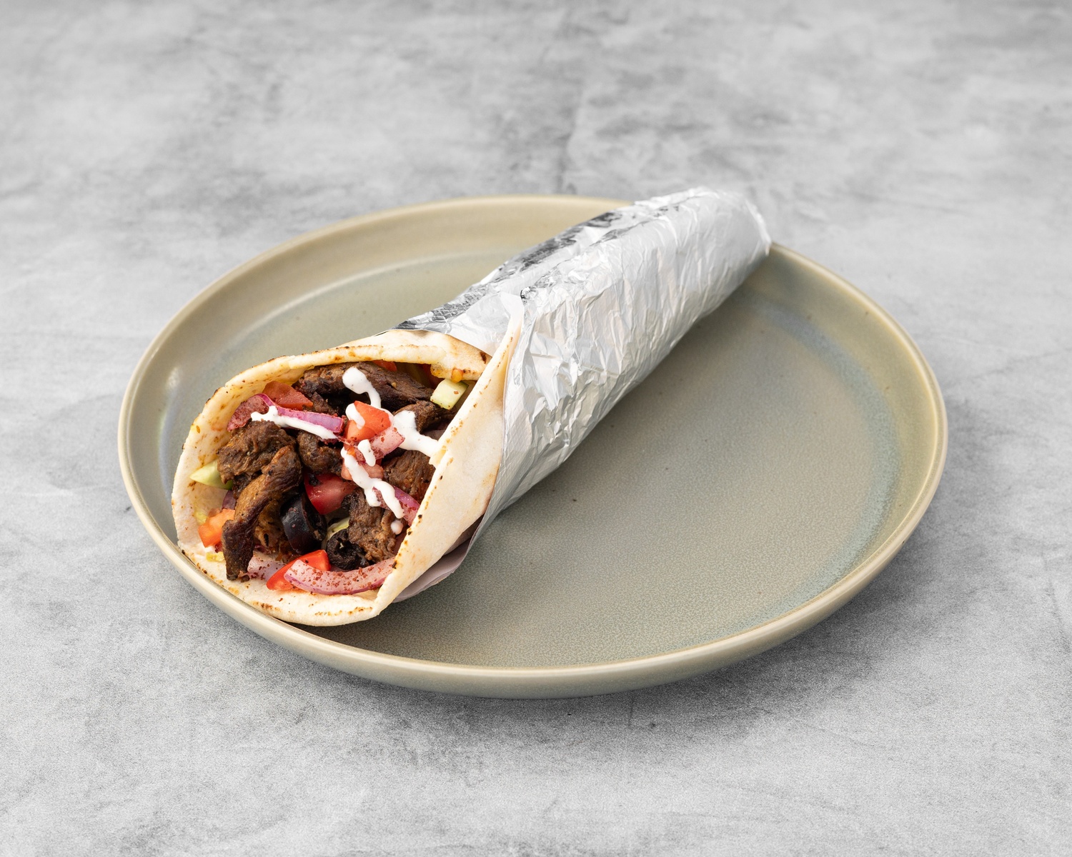 Beef Mediterranean Wrap San Marcos Texas